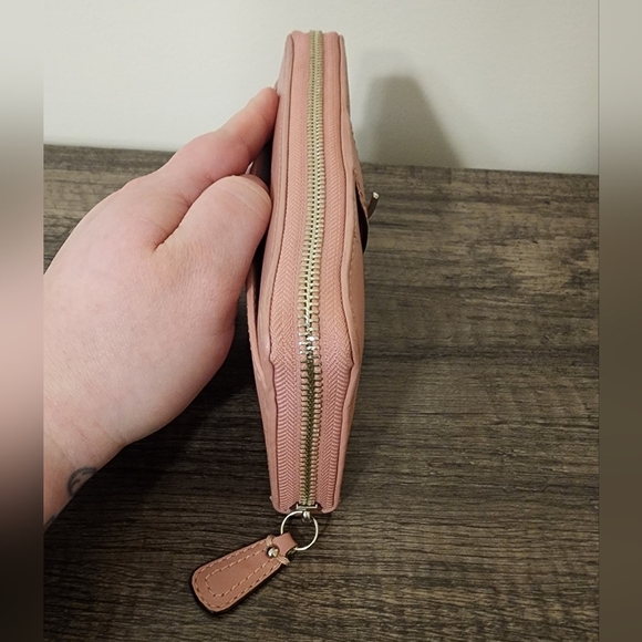 Leather Coach Wallet (Pink) - Picture 2 of 6